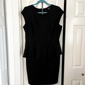 Mossimo Black peplum dress XXL